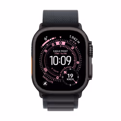Apple Watch Ultra 3 GPS + Cellular 49mm Black Titanium Case with Black Alpine Loop - Medium - Additional view 2