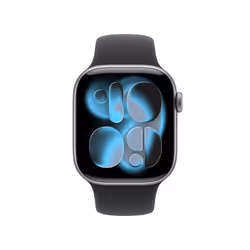 Apple Watch Series 11 GPS 42mm Space Grey Aluminium Case with Black Sport Band - M/L - Additional view 2