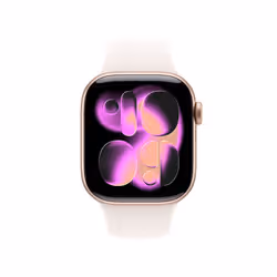 Apple Watch Series 11 GPS 42mm Rose Gold Aluminium Case with Light Blush Sport Band - S/M - Additional view 2