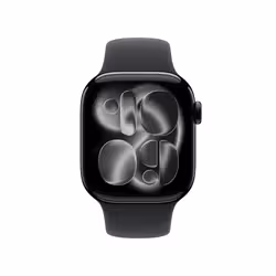 Apple Watch Series 11 GPS 42mm Jet Black Aluminium Case with Black Sport Band - S/M - Additional view 2