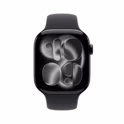 Apple Watch Series 11 GPS 46mm Jet Black Aluminium Case with Black Sport Band - M/L - Additional view 2