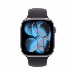 Apple Watch Series 11 GPS 46mm Space Grey Aluminium Case with Black Sport Band - S/M - Additional view 2