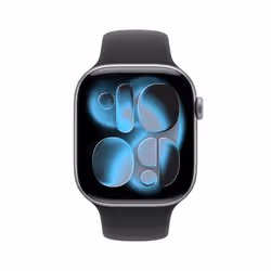 Apple Watch Series 11 GPS 46mm Space Grey Aluminium Case with Black Sport Band - M/L - Additional view 2