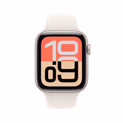 Apple Watch SE (3nd generation) SE 3 GPS + Cellular 44mm Starlight Aluminium Case with Starlight Sport Band - S/M - Additional view 2