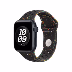 Apple 40mm Midnight Black Nike Sport Band - M/L Aluminium, Fluoroelastomer - Additional view 2