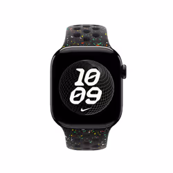 Apple 42mm Midnight Black Nike Sport Band - S/M Aluminium, Fluoroelastomer - Additional view 3