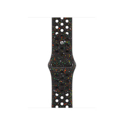 Apple 42mm Midnight Black Nike Sport Band - M/L Aluminium, Fluoroelastomer