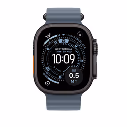 Apple Titanium Finish Band Blue Fluoroelastomer, Titanium - Additional view 3