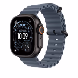 Apple MGCK4ZM/A Smart Wearable Accessories Band Blue Fluoroelastomer, Titanium - Additional view 2