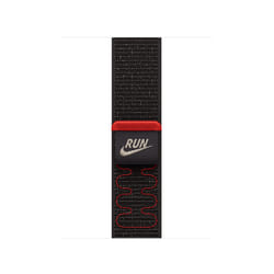 Apple Nike Sport Loop Band Black Nylon, Recycled polyester, Spandex