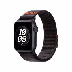 Apple Nike Sport Loop Band Black Nylon, Recycled polyester, Spandex - Additional view 2