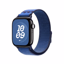 Apple Nike Sport Loop Band Blue Nylon, Recycled polyester, Spandex - Additional view 2