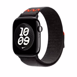 Apple 46mm Midnight Black Nike Sport Loop - Additional view 2