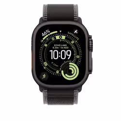 Apple 49mm Black/Charcoal Trail Loop - S/M - Black Titanium Finish Band Titanium, Polyester, Spandex, Nylon - Additional view 3