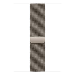 Apple 46mm Natural Milanese Loop - S/M