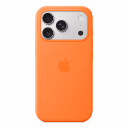 Apple iPhone 17 Pro Silicone Case with MagSafe – Orange - Additional view 2