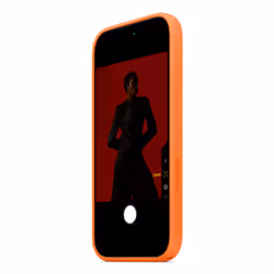 Apple iPhone 17 Pro Silicone Case with MagSafe – Orange - Additional view 4