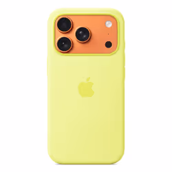 Apple iPhone 17 Pro Silicone Case with MagSafe – Neon Yellow - Additional view 2