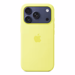 Apple iPhone 17 Pro Silicone Case with MagSafe – Neon Yellow - Additional view 3