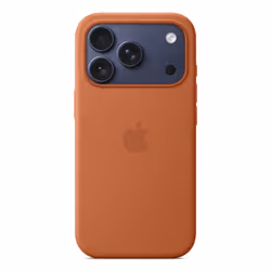 Apple iPhone 17 Pro Silicone Case with MagSafe – Orange - Additional view 3