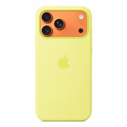 Apple iPhone 17 Pro Max Silicone Case with MagSafe – Neon Yellow - Additional view 2