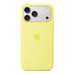 Apple iPhone 17 Pro Max Silicone Case with MagSafe – Neon Yellow - Additional view 3