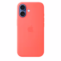 Apple iPhone 17 Silicone Case with MagSafe – Bright Guava - Additional view 4