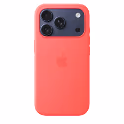 Apple iPhone 17 Pro Silicone Case with MagSafe – Bright Guava - Additional view 3