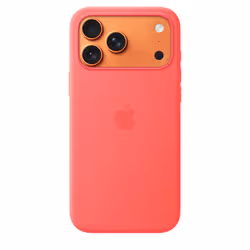 Apple iPhone 17 Pro Max Silicone Case with MagSafe – Bright Guava - Additional view 2