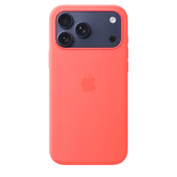 Apple iPhone 17 Pro Max Silicone Case with MagSafe – Bright Guava - Additional view 3