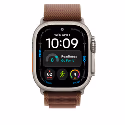Apple 49mm Burgundy Alpine Loop - Small - Natural Titanium Finish - Additional view 3