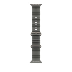 Apple 49mm Translucent Black Ocean Band - Natural Titanium Finish