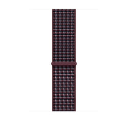 Apple 46mm Burgundy Plaid Sport Loop