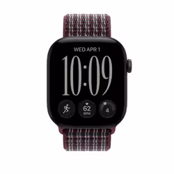 Apple 46mm Burgundy Plaid Sport Loop - Additional view 3