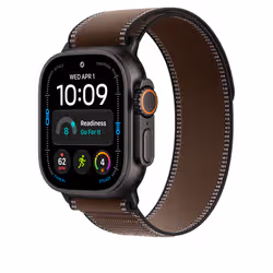 Apple 49mm Dark Umber Trail Loop - S/M - Black Titanium Finish - Additional view 2