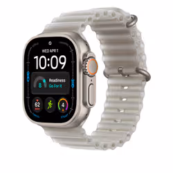 Apple 49mm Translucent Grey Ocean Band - Black Titanium Finish - Additional view 2