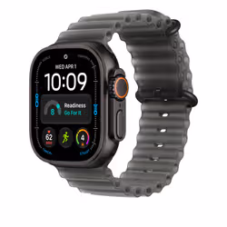 Apple 49mm Translucent Black Ocean Band Extension - Black Titanium Finish - Additional view 2