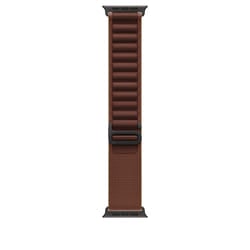 Apple 49mm Burgundy Alpine Loop - Medium - Black Titanium Finish