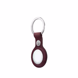 Apple AirTag FineWoven Key Ring – Burgundy - Additional view 2