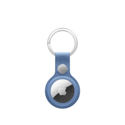 Apple AirTag FineWoven Key Ring – Wildflower Blue