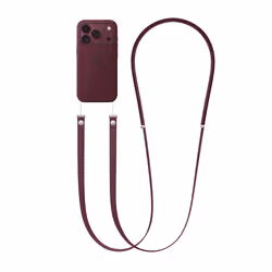 Apple Crossbody Strap – Burgundy - Additional view 2