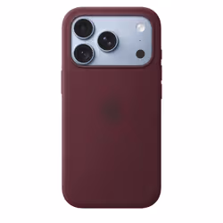 Apple iPhone 18 Pro Silicone Case with MagSafe - Burgundy - Additional view 2