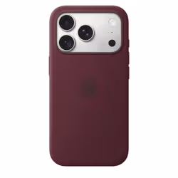 Apple iPhone 18 Pro Silicone Case with MagSafe - Burgundy - Additional view 3
