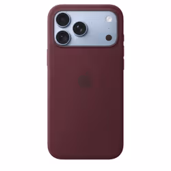 Apple iPhone 18 Pro Max Silicone Case with MagSafe - Burgundy - Additional view 2