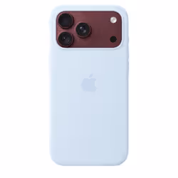 Apple iPhone 18 Pro Max Silicone Case with MagSafe - Crisp Blue - Additional view 2