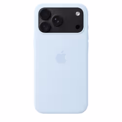 Apple iPhone 18 Pro Max Silicone Case with MagSafe - Crisp Blue - Additional view 4
