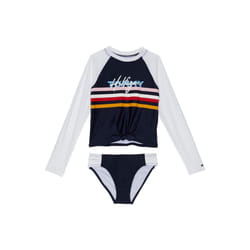 Tommy Hilfiger Girls' One-Piece and Bikini Swimsuits with UPF 50+ Sun