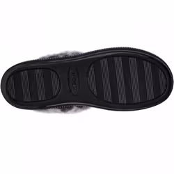 ) Cozy Campfire - Fresh Toast | Black | Women's Cozy Warm Lined Slippers - 4 (Adults'