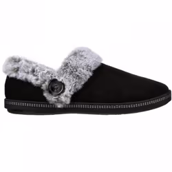 ) Cozy Campfire - Fresh Toast | Black | Women's Cozy Warm Lined Slippers - 6 (Adults'