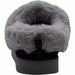 Skechers BOBS from Women's Keepsakes Ice Angel Slipper  Black/Grey  7 W US
